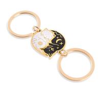Mabor Regalos para parejas, lindo gato, pareja, llavero para novio, novia, buen amigo, kawaii, gato, mejor amiga, llavero para el día de San Valentín, cosas a juego para esposa, marido, amantes, Negro