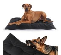 MABOZOO Camas indestructibles a Prueba de masticación para Perros masticadores agresivos, Almohadilla Duradera para jaulas de Perro, Alfombrillas Lavables y Resistentes para Perrera, Color Negro, M,