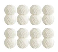 MABOZOO Paquete de 8 hilos de felpilla gruesos súper voluminosos para tejer a mano, hilo grande para manta gruesa, hilo de tejer de brazo grueso grande, hilo de felpa suave y esponjoso, hilo jumbo