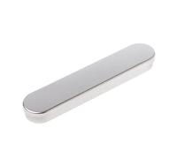 Mabta Estuche de lata plateada para estuche, caja de almacenamiento de bolígrafos, organizador de papelería, escuela, oficina, estuche para niñas, estuches para adolescentes, niñas, estuches para