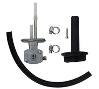 Mabutingti Conjunto de grifo de combustible y palanca para Yamaha ATV Grizzly 350 660 Bruin 350 YFM350 YFM660 Petcock de Gasolina para Tanque de Combustible con Grifo, Válvula e Interruptor