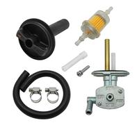 Mabutingti Grifo de combustible y conjunto de palanca para Kawa-saki ATV Prairie 400 KVF400 1999 2000 2001 2002