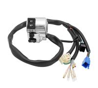 Mabutingti Interruptor izquierdo de manillar para Honda VTX1800C 2002-2004 VTX1800R VTX1800S 2002-2003 Intermitentes Bocina Faro delantero