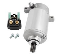 Mabutingti Motor de arranque y relé para Yama-ha Big Bear 400 2000-2012 Wolverine 350 1995-2005 Big Bear 350 1997-1999 Relé de arranque