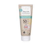 MABYEN Crema solar para bebés y niños SPF 50, 100 ml, alta protección solar, cosmética natural certificada, Natrue, vegano, sin perfume