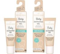 MABYEN Gel dental para bebés 2 x 10 ml - Pack doble para encías inflamadas - Alivio natural durante la dentición - Sin alcohol ni lidocaína