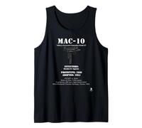 MAC-10 - Invención e Historia Camiseta sin Mangas