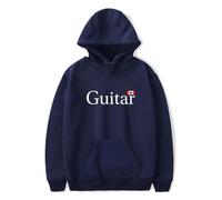 Mac Demarco Guitar Tour 2025 Sudaderas Manga Larga, Ropa Unisex, Cuello Redondo Informal,Azul,XXS