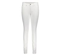 MAC Dream Skinny - Pantalones straigth para mujer, color weiß (white denim d010), talla W38 / L30 (ES 48)