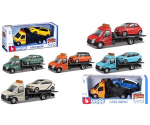 MAC DUE Burago Vagón Herramientas Con Auto Incluida Modelos Elegir Escala 1:43