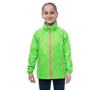 Mac in a Sac Chaqueta Impermeable de Packaway Mini Neon (Verde neón, 2-4 Years)