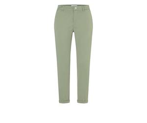 MAC Jeans Pantalones chinos Turn Up para mujer, verde oliva, 46W