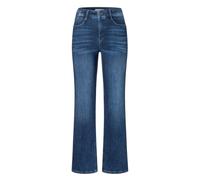 Mac Laura Authentic 5225-90-0387L - Pantalones vaqueros de 5 bolsillos para | Vaquero elástico muy cómodo. Corte de bota con pierna acampanada. Talle normal. Pliegues finos.