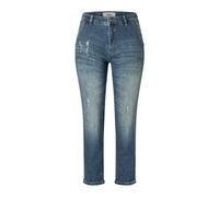 MAC - Vaqueros Slim-Fit Desgastados en Verde - Jeans - Mujer - Azul - S -