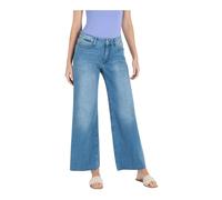 MAC - Wide Fringe Jeans - Winter Baby Blue - Jeans - Mujer - Azul - L -