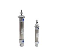 MAC25 Built-in magnet Pneumatic Stainless Air Cylinder Double Action Round Cylinders MA25x50 75100 125S-CA-U-CM CZAOINCU(MAC25X250S,-U Flat-end type)