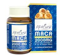Maca Andina Estado Puro 2000mg | Extracto Nativo 5:1 Macatonic™ de Producción Sostenible | Energía Mantenida y Vigorizante Natural | Apto Veganos | 60 Cápsulas de Tongil
