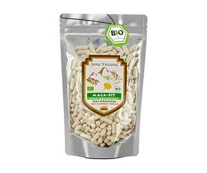 Maca Fit 300 cápsulas, polvo crudo organico, original del Peru, fantástico para estimular los niveles de energía antes del ejercicio Maca natural alta en vitamina B1, B2, B6, calcio
