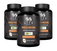 Maca Negra 1400 mg - Complemento Alimenticio a Base de Lepidium mayenii - 110 Cápsulas Vegetales - 55 Dosis (330 Cápsulas (3 Botes) -15% Dto., Cápsulas)