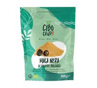 Maca Negra Andina en Polvo Ecológica - 600g. Maca Andina Pura y Cruda de la Raíz de Maca por Coffe o Infusion. Fuente de Antioxidantes Vitamina C Hierro Calcio y Potasio.