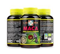 Maca Negra Andina-Gelatinizada Ecológica de Origen 100% Perú Natural y Pura-12.000mg Altamente Concentrada- Raíz Nativa Cosechada A 4500 Metros De Altura-2 Cápsulas X día-Energizante-Vigorizante (2)