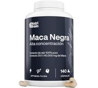 Maca Negra Andina Pura 40.000mg Ultraconcentrada | Extracto 20:1 | Potencia Energía y Vitalidad | Mejora Rendimiento, Memoria y Ánimo | 140 Cápsulas Veganas de Alta Potencia | 5 Meses