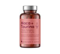 Maca Negra de alta potencia con Taurina, Arginina, Ashwagandha, Fenogreco, Vitaminas C, B1 y B6. Aumenta tu energía y vigor en momentos íntimos en hombres y mujeres - 120 cap. - Just Elements Wellness
