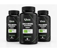 Maca Negra Ecológica 2250 mg - 240 Cápsulas Veganas - Lepidium Meyenii de Alta Pureza - Complemento Alimenticio Natural - 80 Dosis - Vecos Nucoceutical (720 Cápsulas (3 Botes))
