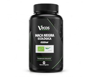 Maca Negra Ecológica 2250 mg - 240 Cápsulas Veganas - Lepidium Meyenii de Alta Pureza - Complemento Alimenticio Natural - 80 Dosis - Vecos Nucoceutical (240 Cápsulas (1 Botes),