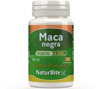 Maca Negra FORTE 4000mg | 120 Comprimidos | NaturBite | Extracto Concentrado de Raíz, Mayor Resistencia y Energía, Rendimiento Deportivo y Equilibrio Hormonal