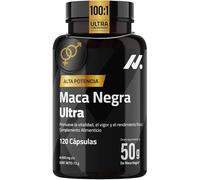 Maca Negra Ultra 50.000 mg Alta Concentración 100:1, Zinc, B6-120 Caps
