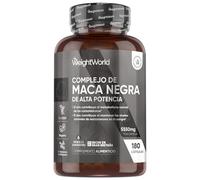 Maca Negra y Amarilla Andina Complex 5000mg de Potencia-100:1-6 Meses de Suministro, 180 Maca Cápsulas Veganas - Con Zinc, L-Arginina, Ginseng y Pimienta Negra, Sin Estearato de Magnesio