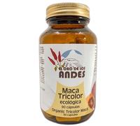 Maca Tricolor Eco 90 Cápsulas | Maca Amarilla, Roja y Negra | 700mg Energía, Vitalidad y Rendimiento Físico/Intelectual | Adaptógeno Natural, Equilibrio Hormonal, Memoria y Antioxidante