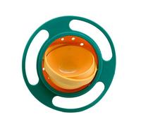 Macabolo Gyro - Cuenco giratorio 360 grados con tapa para bebés y niños pequeños