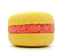 Macabomb Aroma Freesia - Bomba de baño hidratante con aceite de aguacate, manteca de karité, manteca de cacao y sales de mar