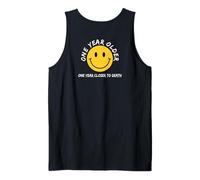Macabro Cara Feliz Un Año Mayor Un Año Más Cerca De La Muerte Camiseta sin Mangas