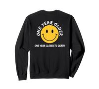 Macabro Cara Feliz Un Año Mayor Un Año Más Cerca De La Muerte Sudadera