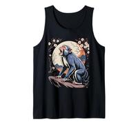 Macaco Japonés Mono Luna Camiseta sin Mangas