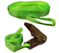 Macaco Slackline - Cuerda de Entrenamiento Superior de 16 m para Equilibrio, Correas de trinquete con Bucle para línea de holgura, Juego de trinquete de 500 kg, Resistente, Correa de cincha
