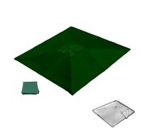 MACAGGTNTU 250x250cm Tela De Repuesto para Sombrilla En Voladizo, Cubierta De Repuesto para Sombrilla De Patio, Paño De Repuesto para Sombrilla 8 Varillas(Green,2.5x2.5m (8x8ft))
