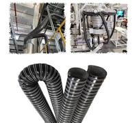 MACAGGTNTU 32 55 65 70mm Tubo De Ventilación Negro De Silicona Manguera De Ventilación Manguera De Escape Flexible Para Secadora, Ventiladores(10m(32.8ft),32mm)