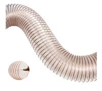 MACAGGTNTU 5 6 8 10m Tubo Flexible De PU Manguera De Extracción 40 50 63 102 120 150 180 200mm ID Manguera De Aspiración Manguera Espiral(10m/32.8ft,50mm-2in)