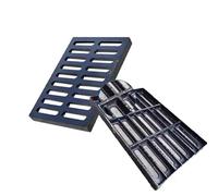 MACAGGTNTU Canaleta De Drenaje De Hierro Fundido Rejilla De Drenaje De Alcantarillado 50X20 50X30 50X40 60X40cm Cubierta De Drenaje Negro(50x25x2cm-20x10x0.8in)