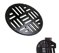 MACAGGTNTU Cubierta De Drenaje De Zanja De Hierro Fundido 30cm 40cm 50cm Redonda Rejilla Desague Rejilla De Drenaje De Canal Para Patio, Parque Y Jardín(65cm(25.6"))