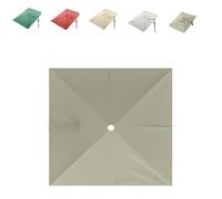 MACAGGTNTU Cubierta De Repuesto para Sombrilla Cuadrada, 2.5x2.5, 3x3, 4x3m Toldo De Repuesto para Sombrilla En Voladizo, Tela De Recambio para 8 Varillas (2.5x2.5m (8x8ft))