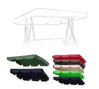 MACAGGTNTU Cubierta De Toldo para Columpio De Hollywood 164x114/195x125/249x185cm Columpio Jardin Toldo De Reemplazo, Funda De Repuesto De Balancín(Green,56x47.2in-142x120cm)