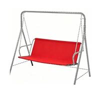 MACAGGTNTU Funda Para Asiento De Columpio De Jardín Tela Oxford 600D Columpio Repuesto Para Columpios Hollywood 2/3 Plazas Protector Para Muebles De Exterior(Red,168x56x56cm)