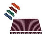 MACAGGTNTU Lona De Repuesto Retráctil para Toldo De Patio 2.5x2.0m 3x2.5m 3.5x3.0m 4x3.0m Cubierta del Toldo De La Sombra del Sol Toldo Exterior(Burgundy,8.2x6.5ft/250x200cm)