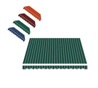 MACAGGTNTU Lona De Repuesto Retráctil para Toldo De Patio 2.5x2.0m 3x2.5m 3.5x3.0m 4x3.0m Cubierta del Toldo De La Sombra del Sol Toldo Exterior(Green,8.2x6.5ft/250x200cm)