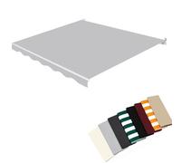 MACAGGTNTU Lona Recambio para Toldo De Jardín 200x150cm 350x250cm 360x300cm Tela De Repuesto para Toldo Retráctil Cubierta De Toldo De La Sombra De Sol(Grey,10x8ft/300x250cm)